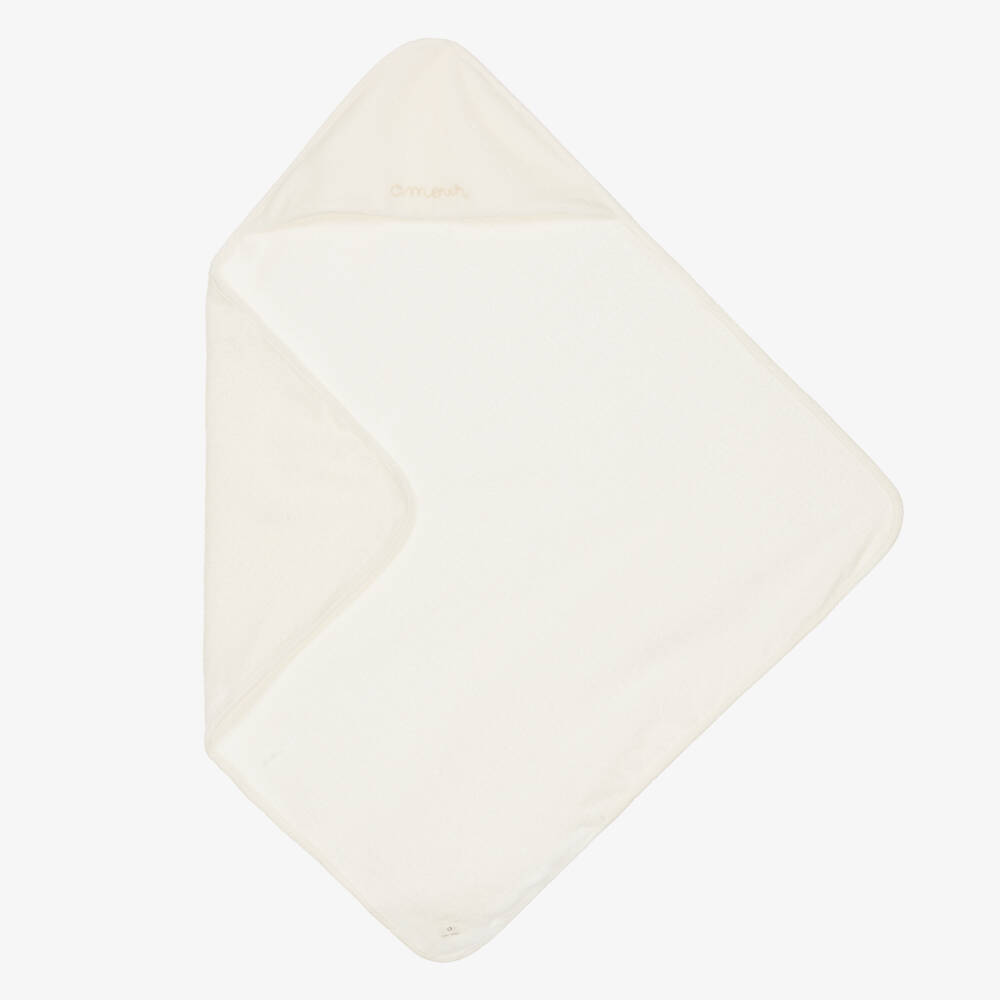 Absorba-Baby Boys Ivory Cozy Hooded Wrap | Childrensalon Outlet