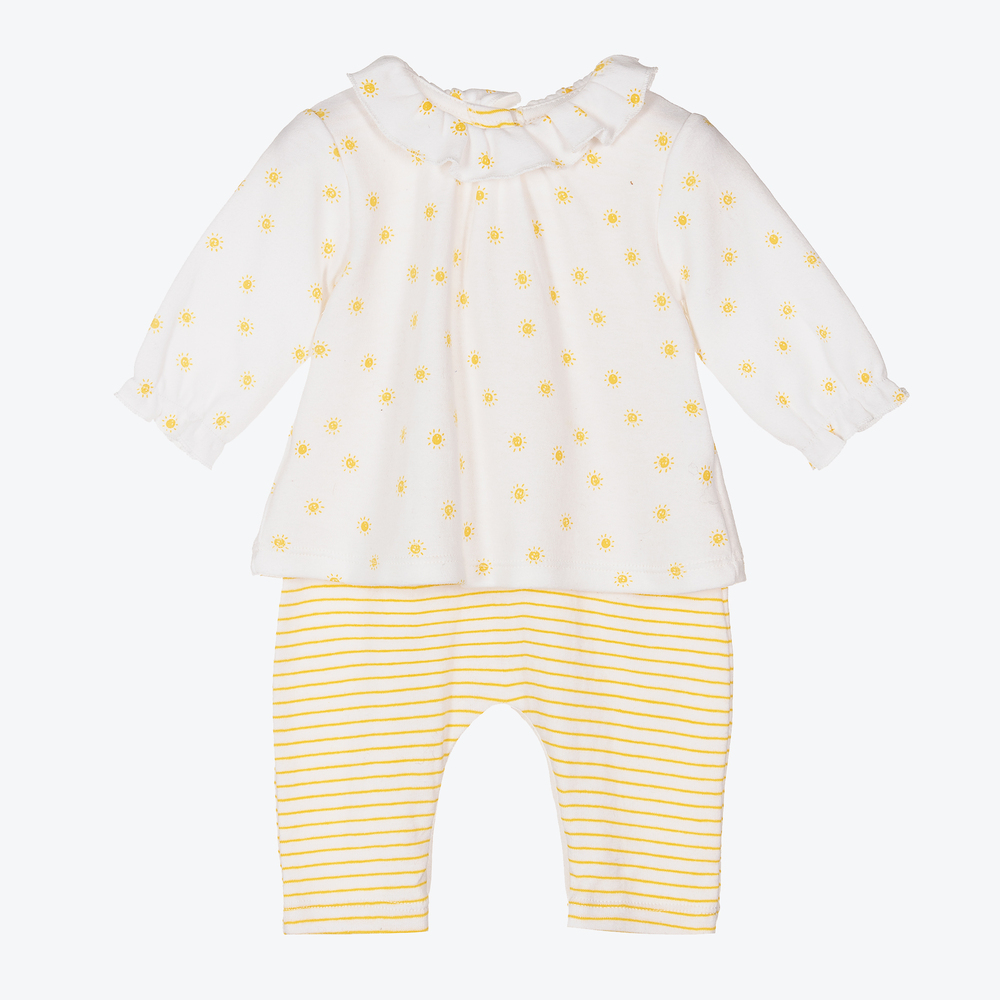 Absorba - Baby Girls Cotton Romper | Childrensalon