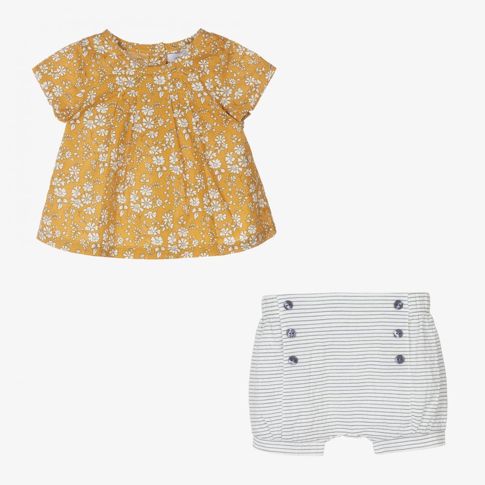 Absorba-Baby Girls Floral Shorts Set | Childrensalon Outlet