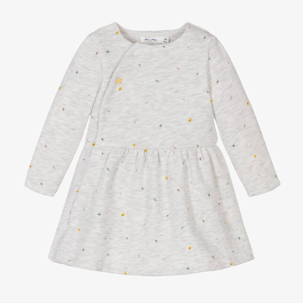 Absorba - Baby Girls Grey Jersey Dress | Childrensalon