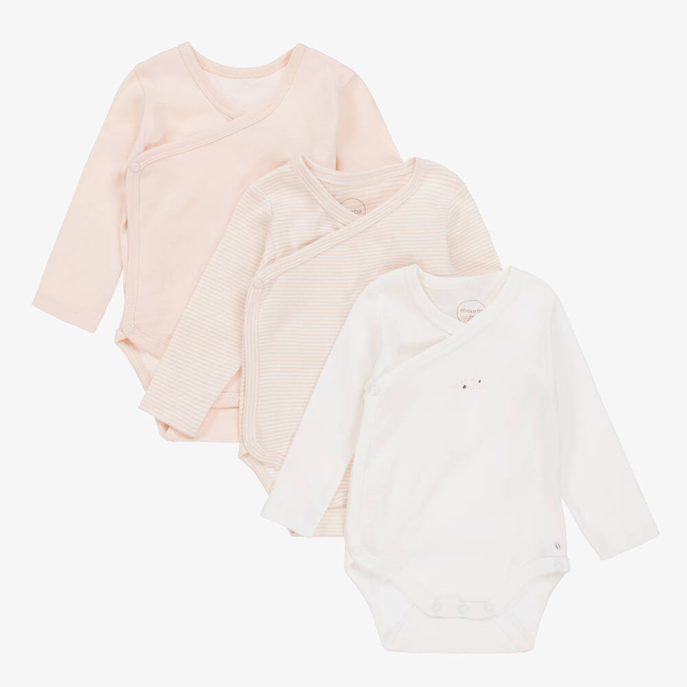 Absorba - Bodies roses Bébé fille (x 3) | Childrensalon