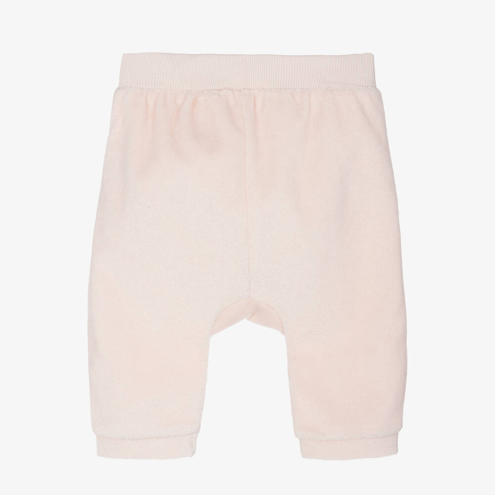 Absorba-Baby Girls Pink Terry Trousers | Childrensalon Outlet