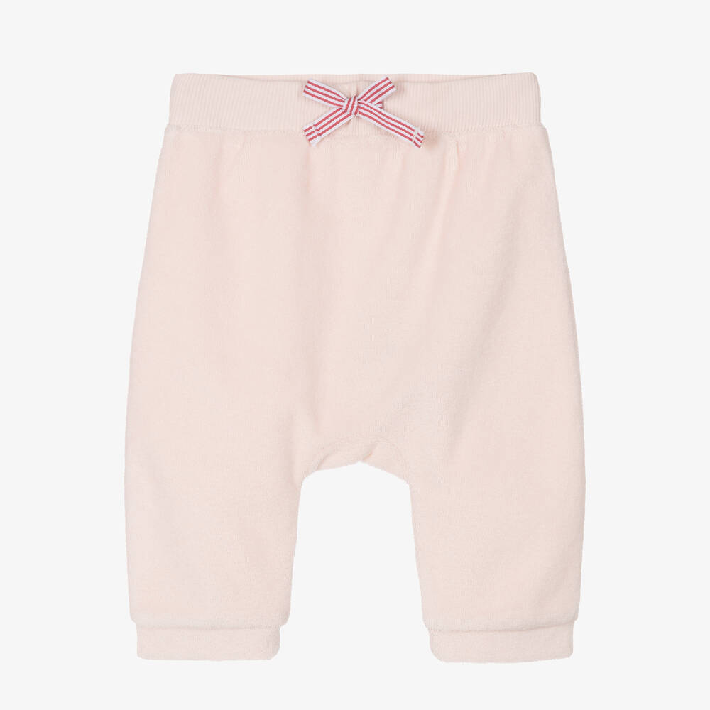 Absorba - Baby Girls Pink Terry Trousers | Childrensalon