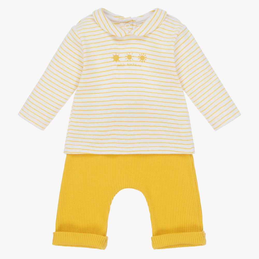 Absorba - Baby Yellow Trousers Set | Childrensalon