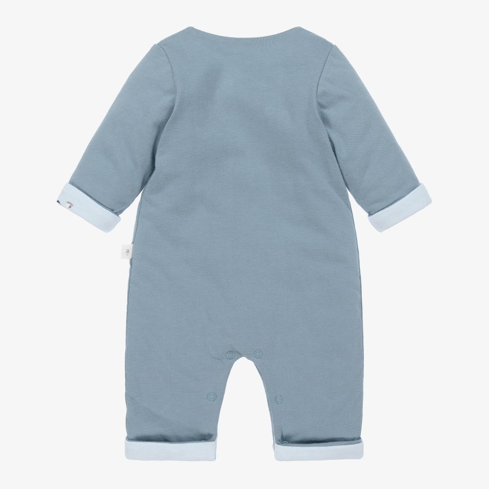 ابسوربا-أوفرول للخروج أطفال ولادي قطن عضوي لون أزرق | Childrensalon Outlet