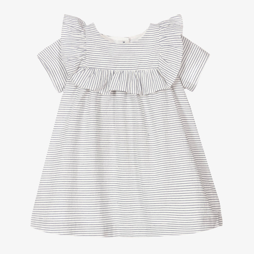 Absorba - Blue Stripe Baby Dress Set | Childrensalon