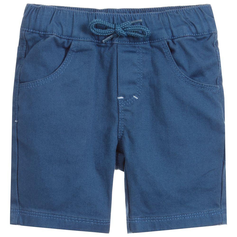 Absorba - Boys Blue Cotton Shorts | Childrensalon