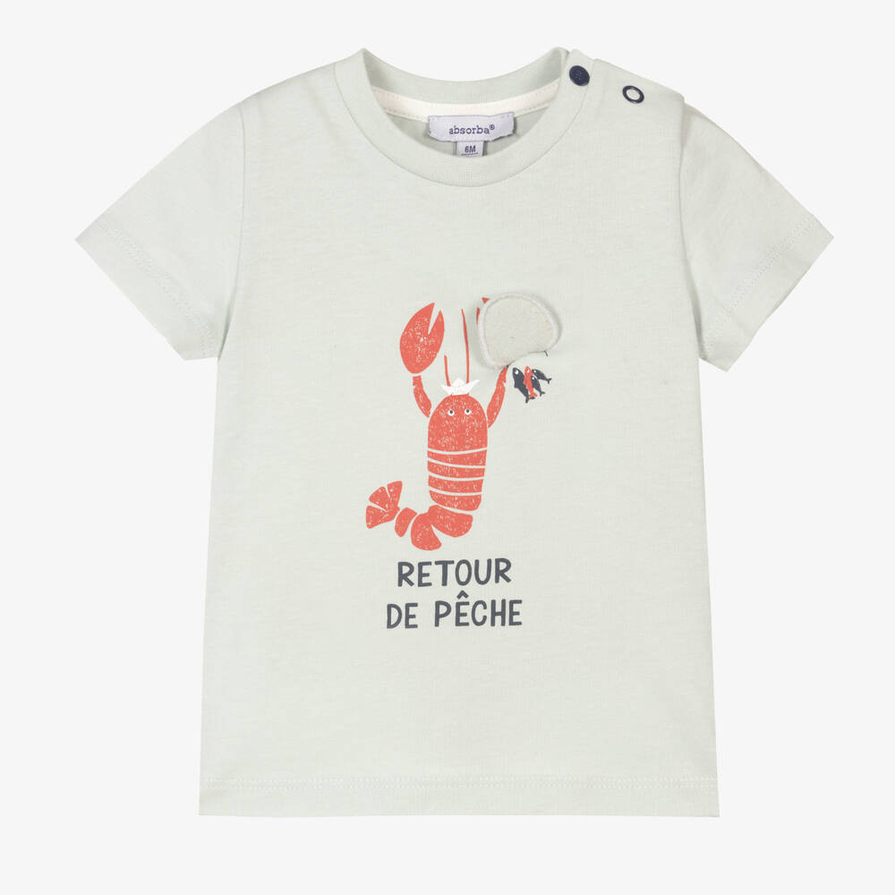 Absorba-Boys Blue Lobster T-Shirt | Childrensalon Outlet