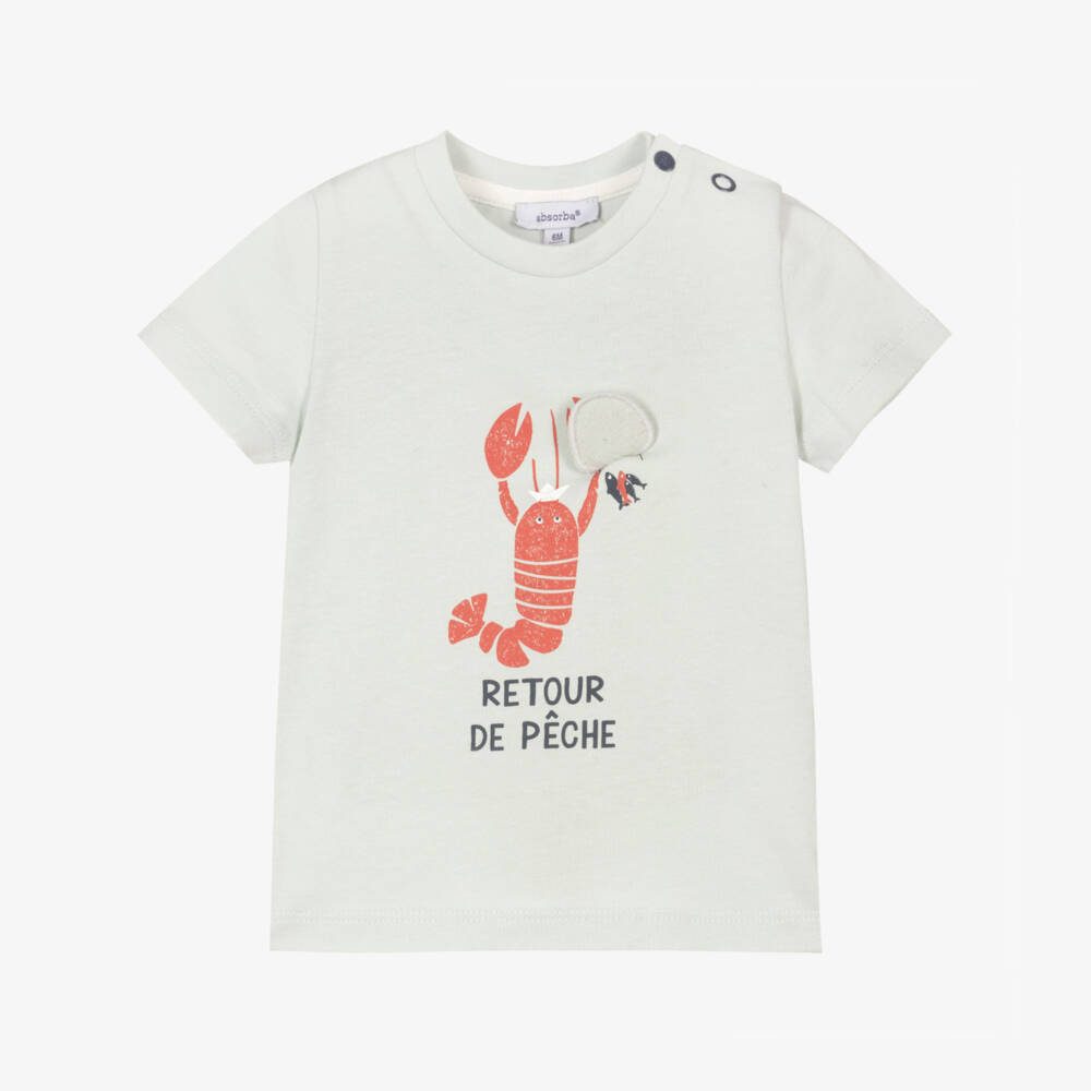 Absorba-Boys Blue Lobster T-Shirt | Childrensalon Outlet