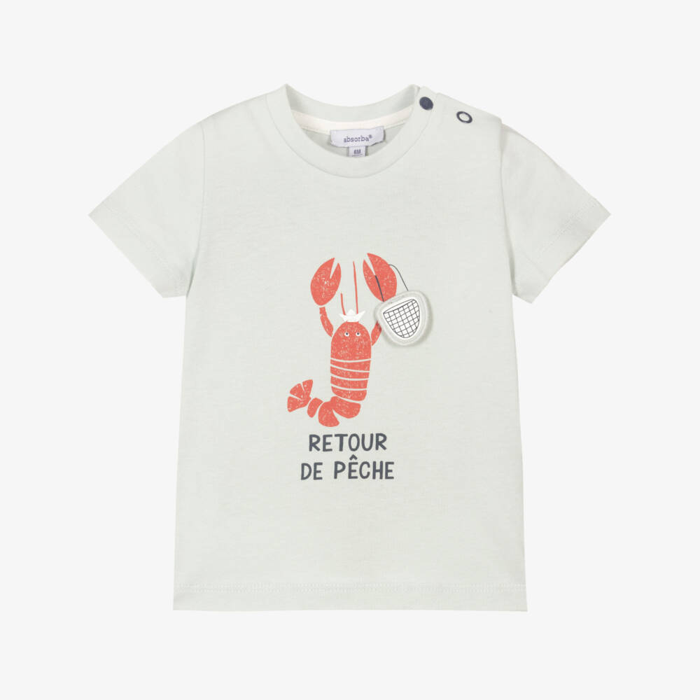 Absorba-Голубая футболка с омаром для мальчиков | Childrensalon Outlet