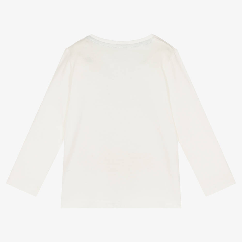 ابسوربا-توب قطن جيرسي لون عاجي للأولاد | Childrensalon Outlet