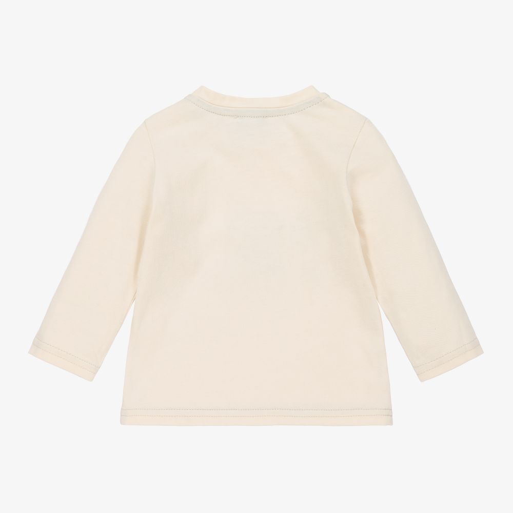 Absorba-Boys Ivory Cotton Top | Childrensalon Outlet