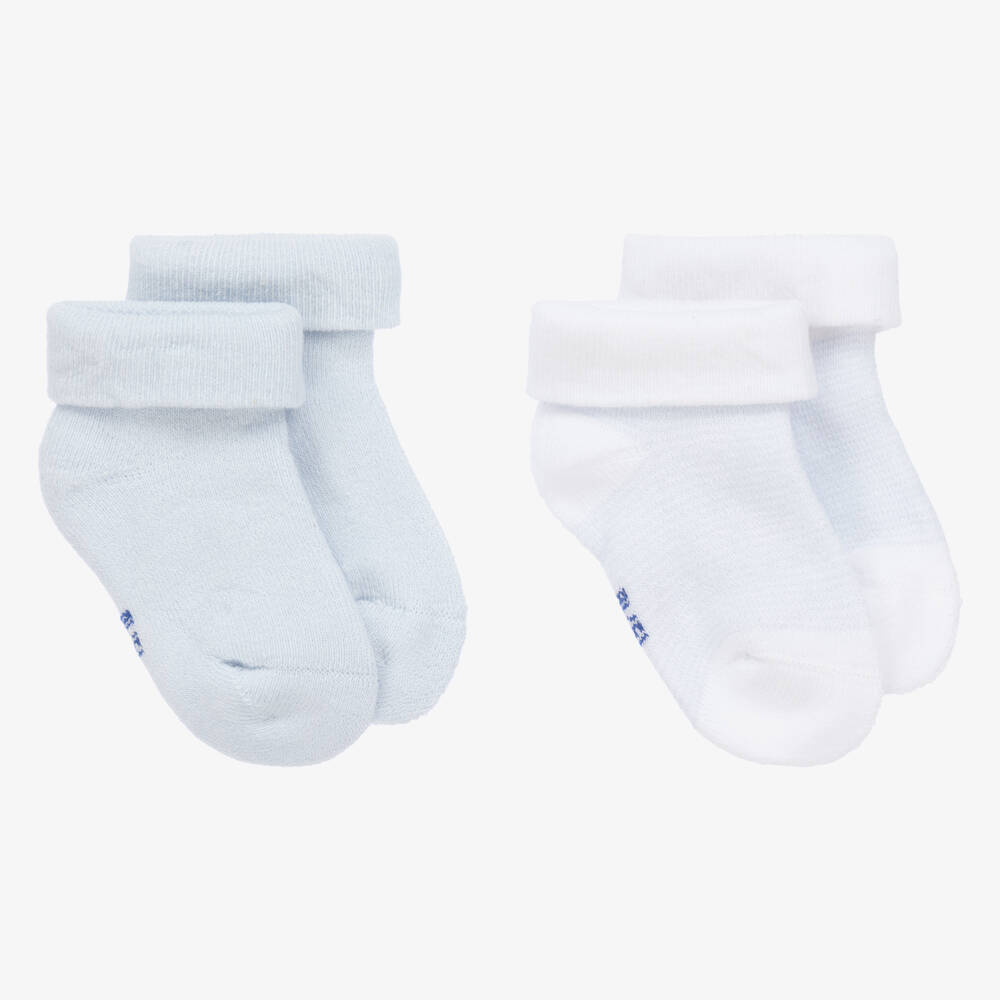Absorba-Набор уютных белых и синих носков для мальчиков | Childrensalon Outlet