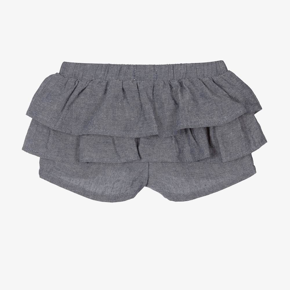 Absorba-Синие шорты из шамбре для девочек | Childrensalon Outlet