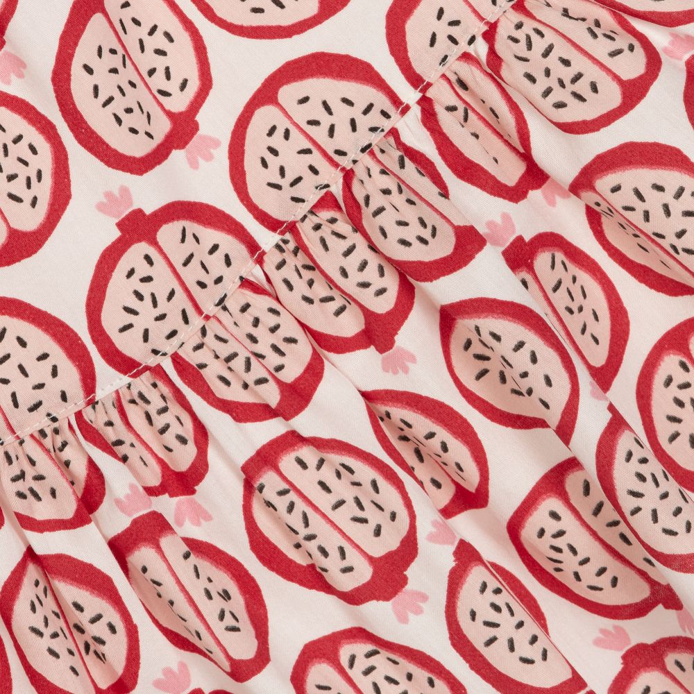 Absorba-Кремово-красное хлопковое платье для девочек | Childrensalon Outlet