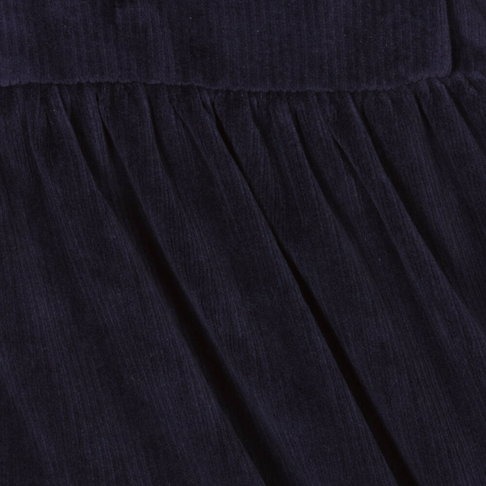 Absorba-Girls Navy Blue Velour Dress | Childrensalon Outlet