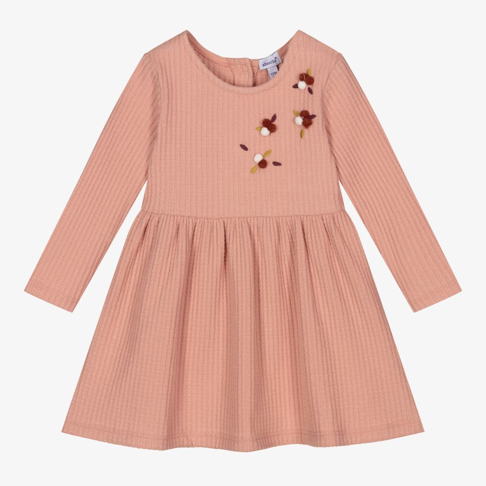 Absorba - Розовое платье из хлопка для девочек | Childrensalon