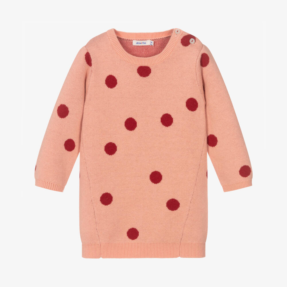 Absorba-Розово-красное трикотажное платье | Childrensalon Outlet