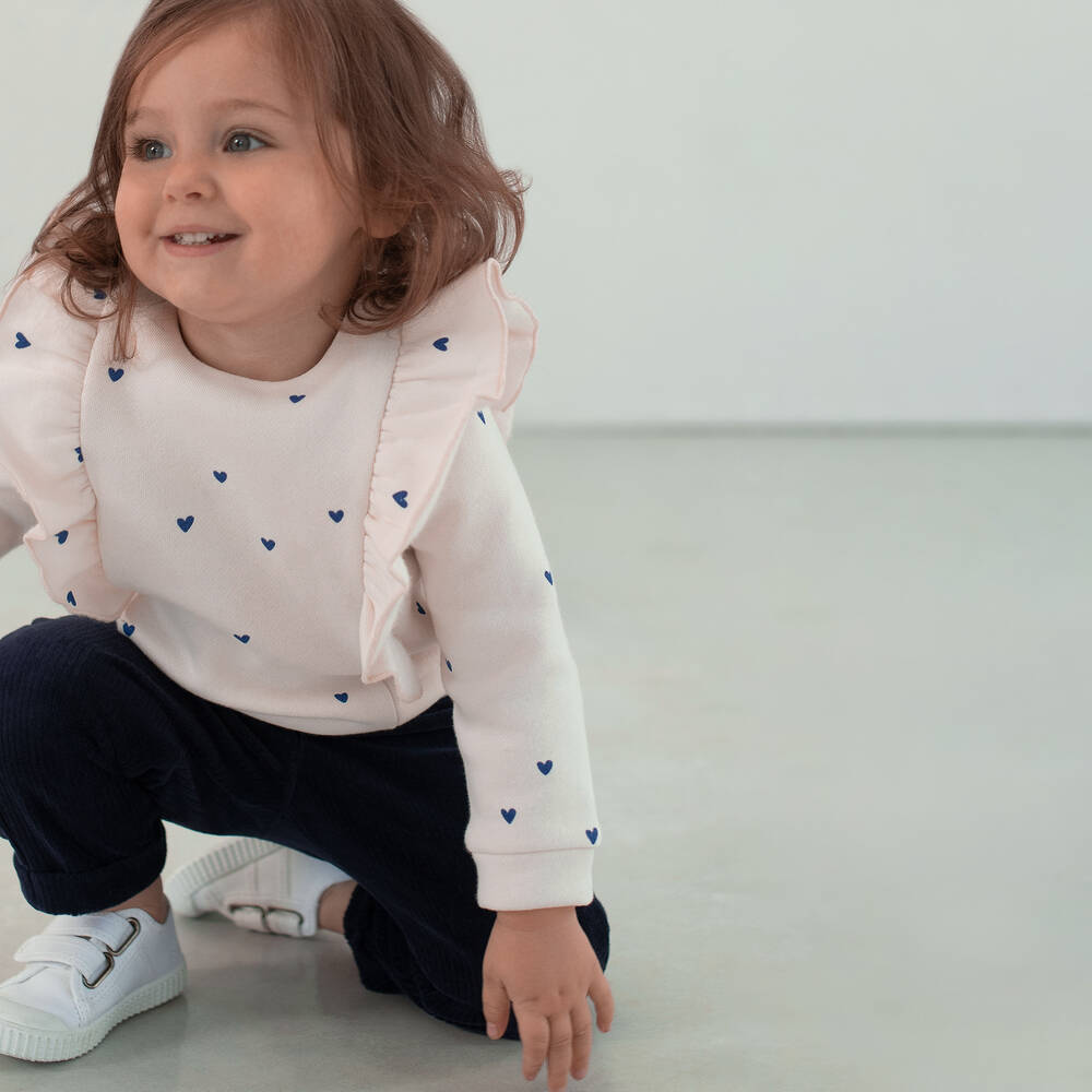 Absorba-Розовый свитшот с рюшами | Childrensalon Outlet