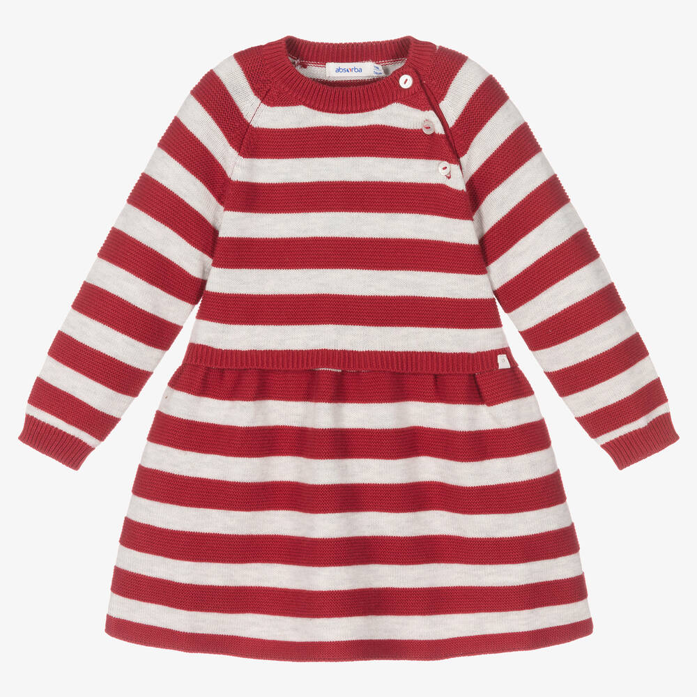 Girls red jumper dress online