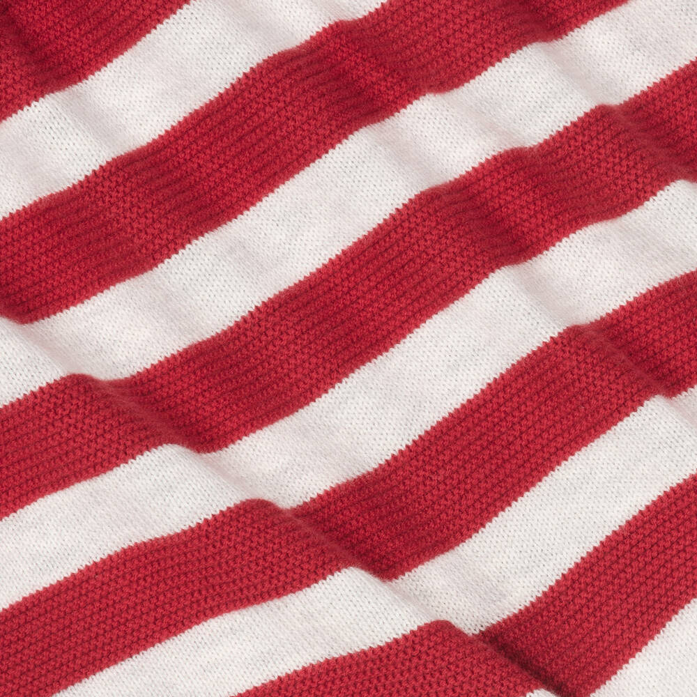 Absorba-Girls Red Striped Knitted Dress | Childrensalon Outlet