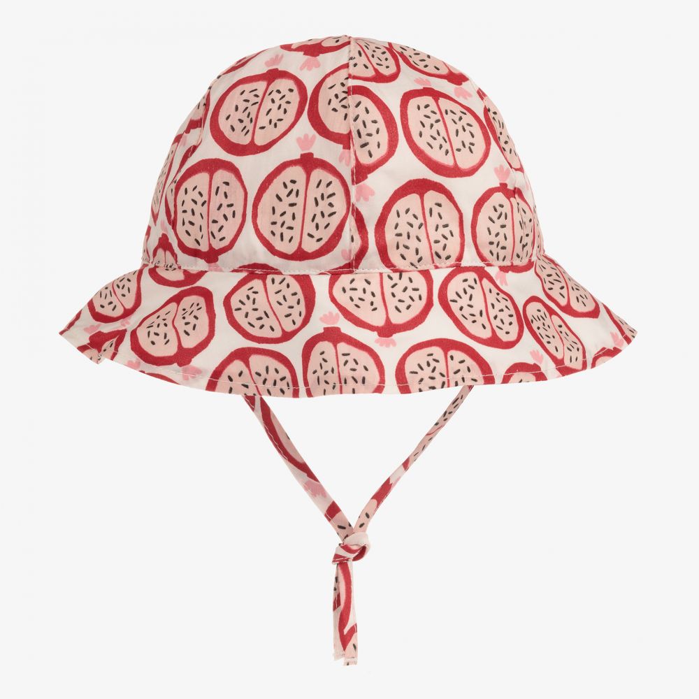 Absorba - Chapeau rouge et blanc Fille | Childrensalon