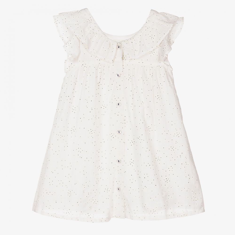 Absorba-Белое платье в цветочек для девочек | Childrensalon Outlet