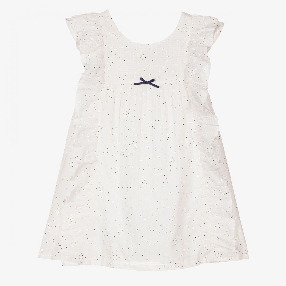 Absorba - Girls White Floral Dress | Childrensalon