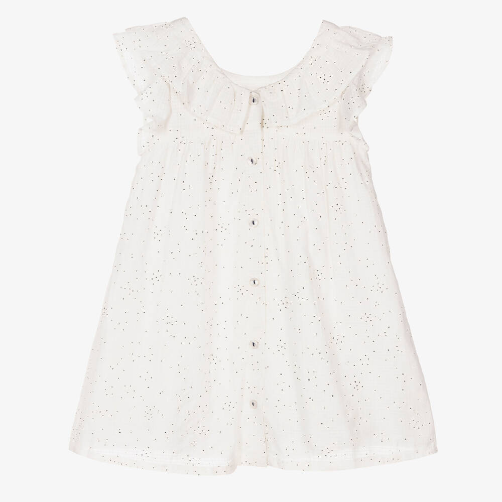Absorba-Girls White Floral Dress | Childrensalon Outlet
