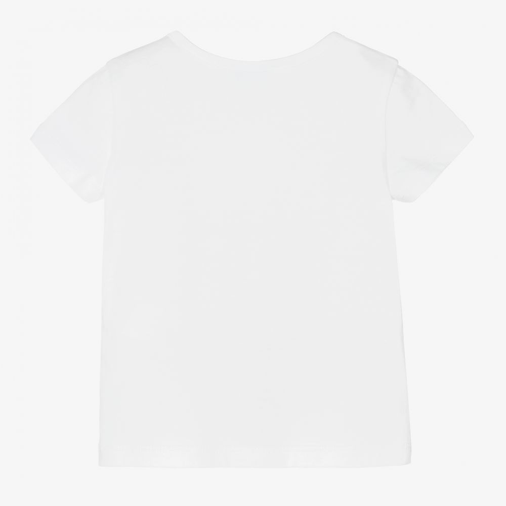 Absorba-Girls White Fruits T-Shirt | Childrensalon Outlet