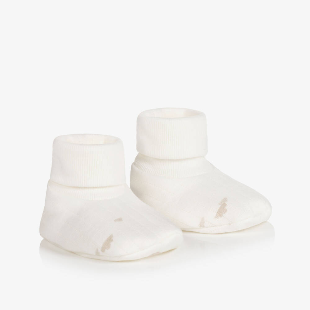 Absorba-Кремовые хлопковые пинетки | Childrensalon Outlet