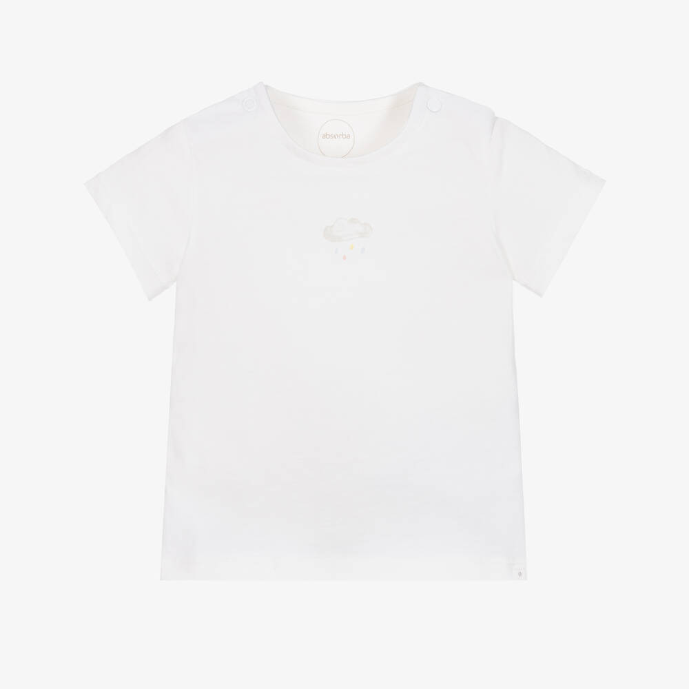 Absorba - Кремовая хлопковая футболка | Childrensalon