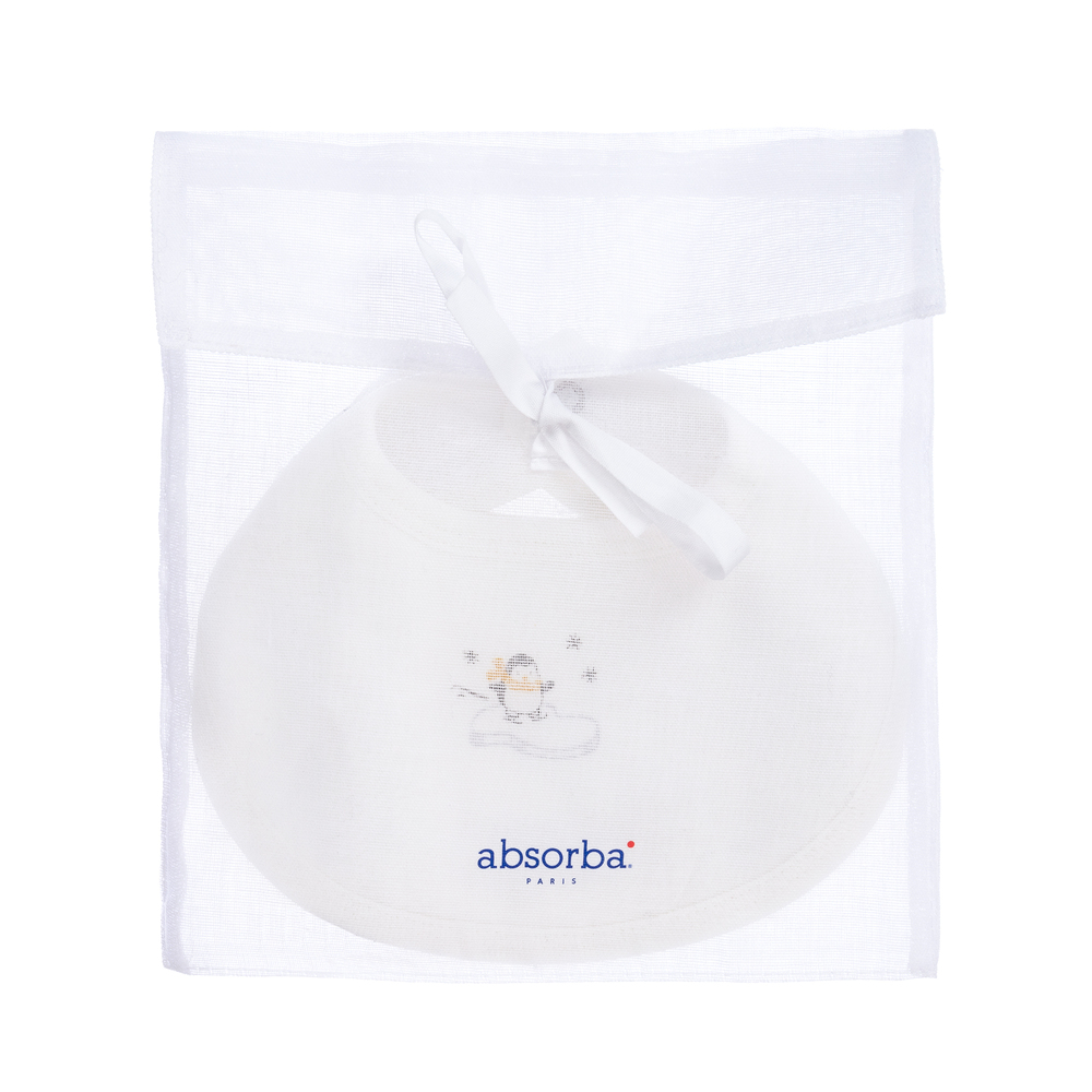 Absorba-مرايل قطن لون عاجي للأطفال (عدد 2) | Childrensalon Outlet