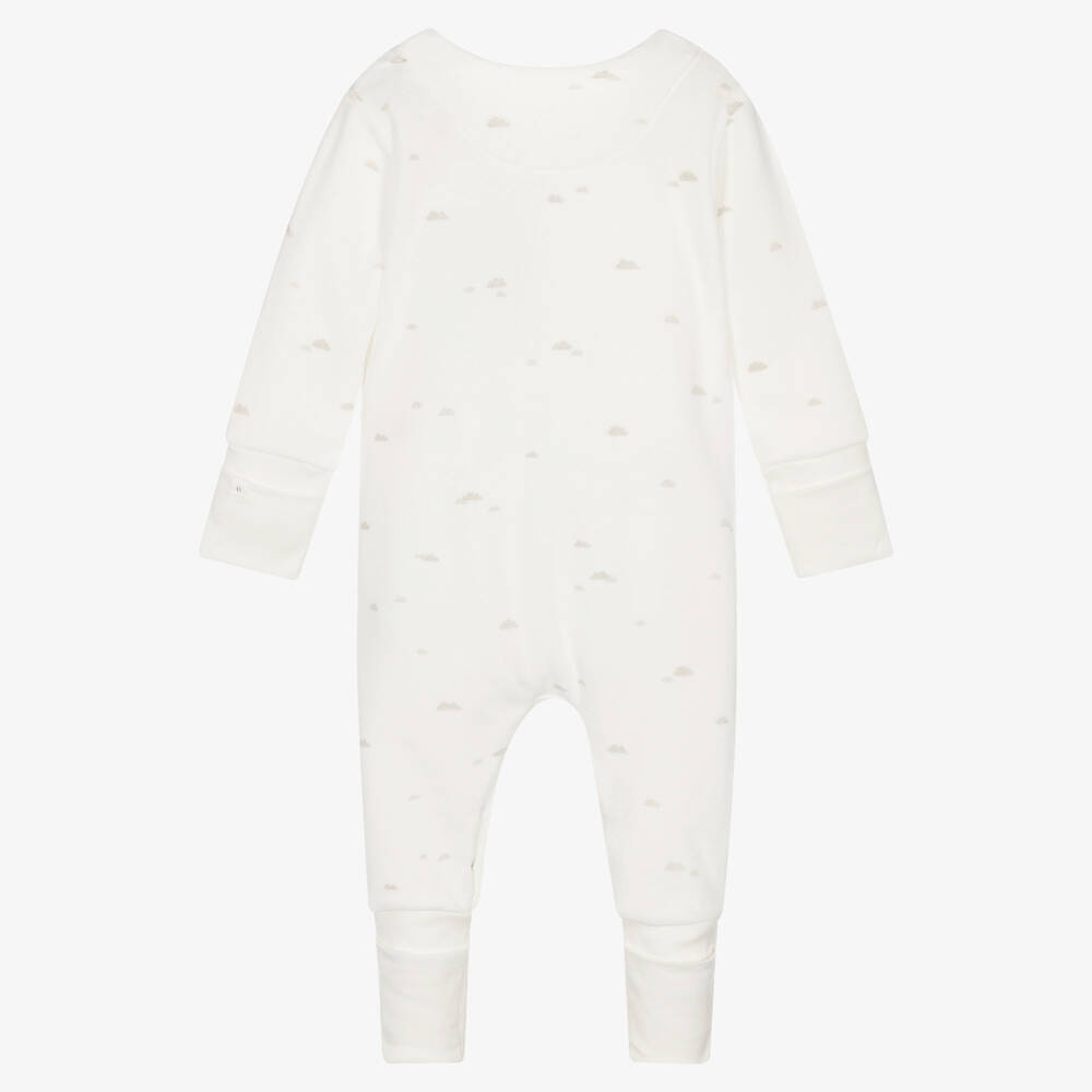 Absorba-Ivory Velour Cloud Babygrow | Childrensalon Outlet
