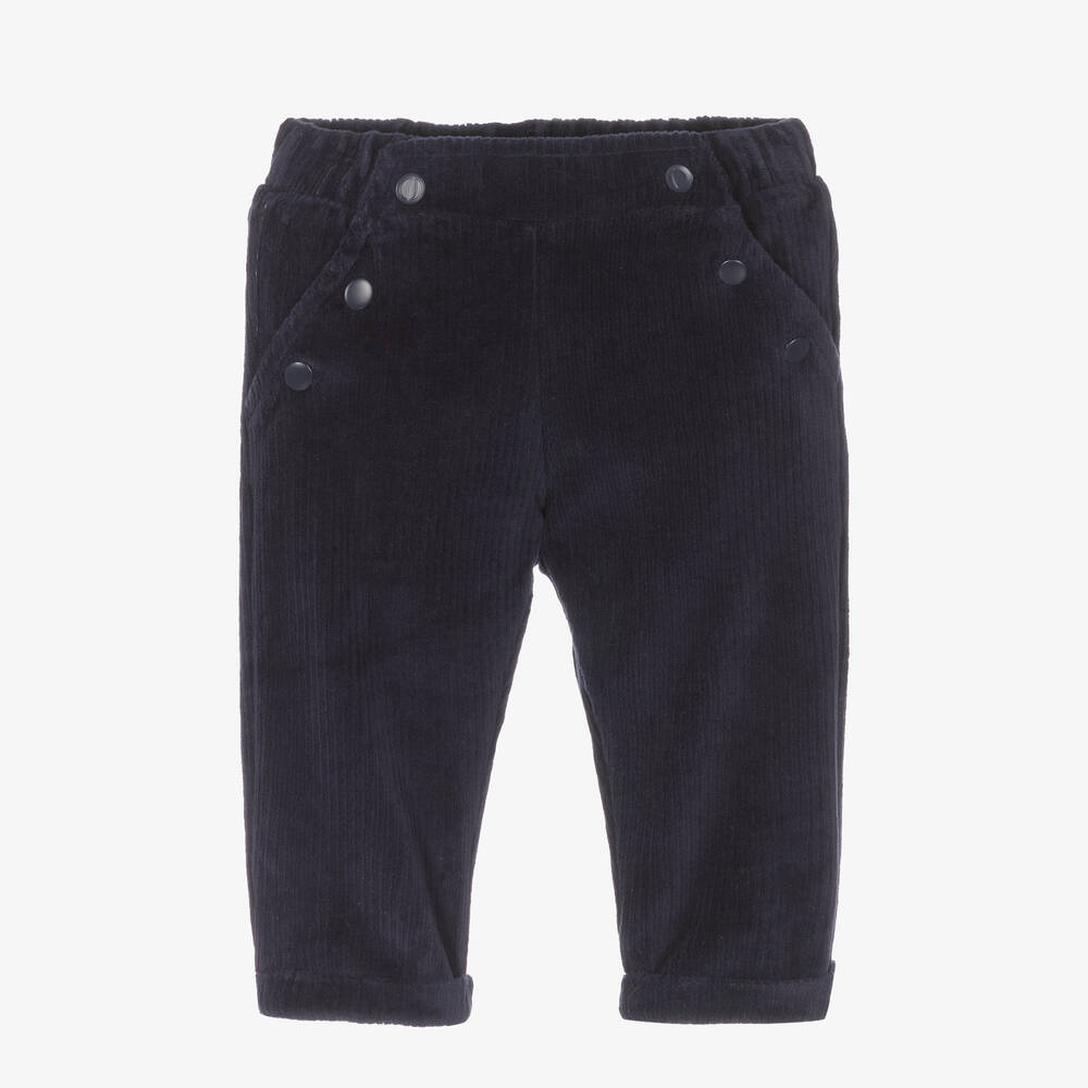 Absorba - Pantalon bleu marine en velours | Childrensalon