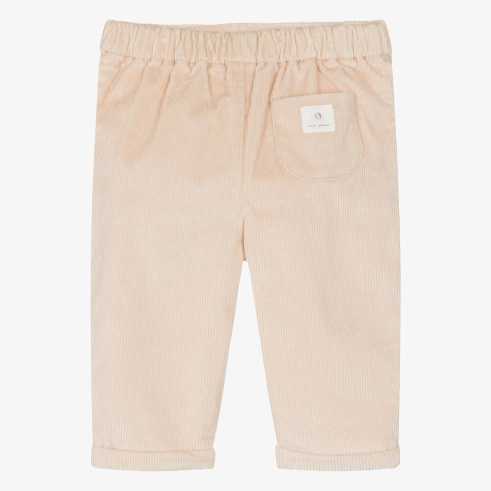 Absorba-Pale Beige Corduroy Trousers | Childrensalon Outlet