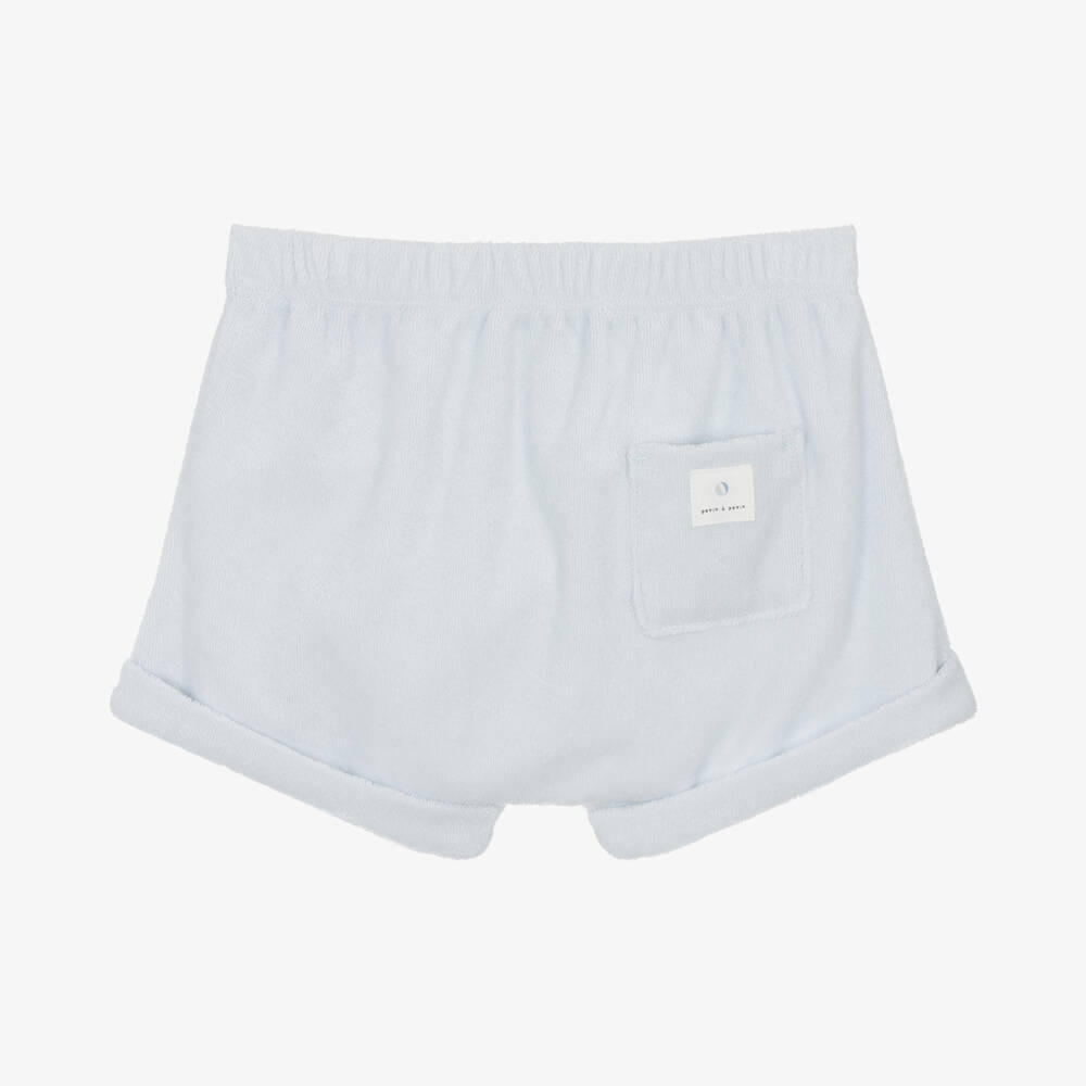 Absorba-Голубые махровые шорты из хлопка | Childrensalon Outlet