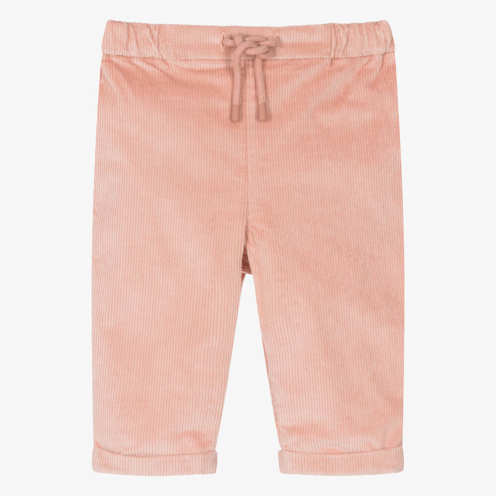 Absorba - Pantalon velours côtelé rose pâle | Childrensalon