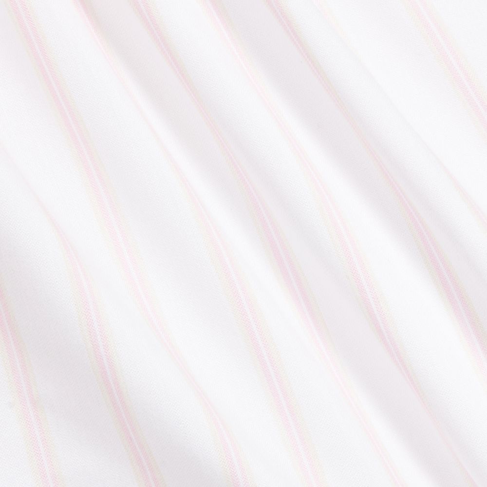Absorba-White & Pink Stripe Dress | Childrensalon Outlet
