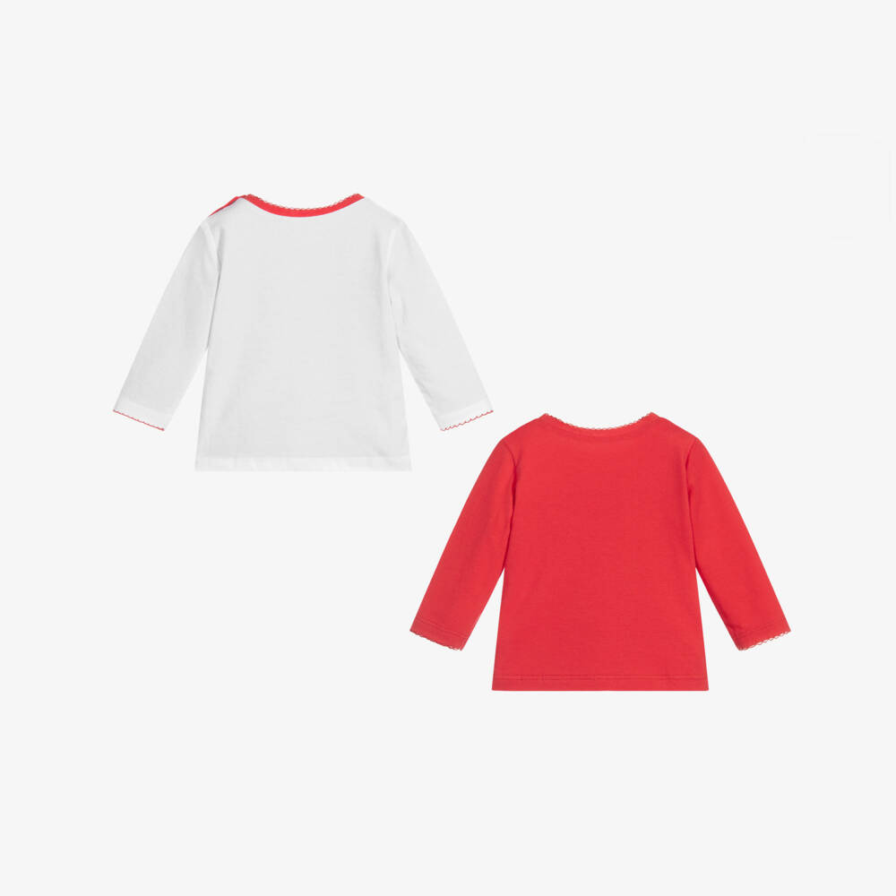 Absorba-White & Red Reversible Top | Childrensalon Outlet