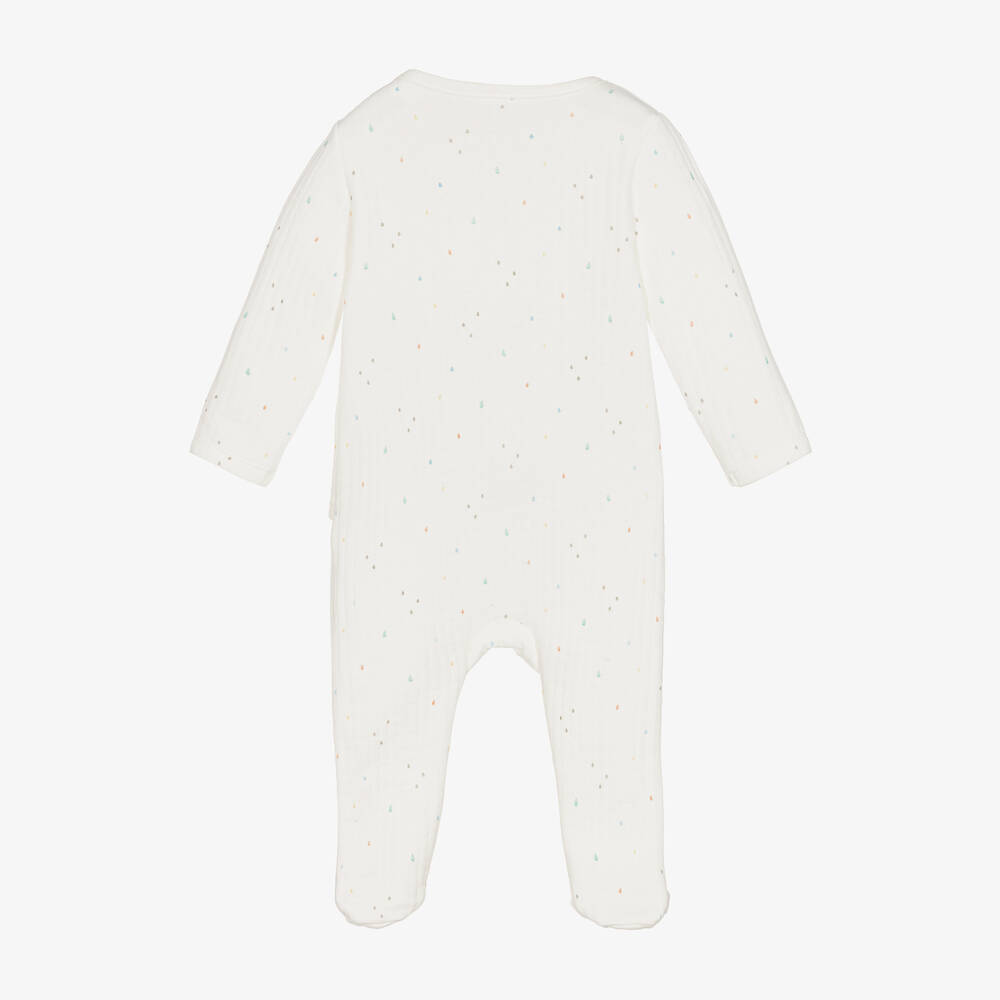 ابسوربا-بيبي غرو قطن جيرسي لون أبيض للأطفال | Childrensalon Outlet