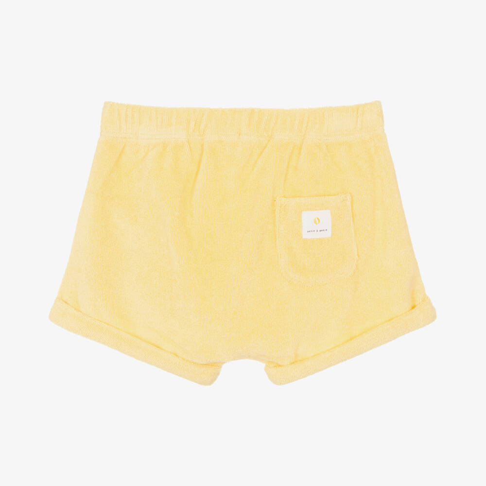 Absorba-Желтые махровые шорты из хлопка | Childrensalon Outlet