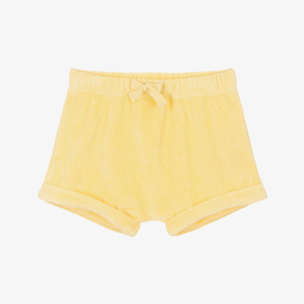 Absorba-Желтые махровые шорты из хлопка | Childrensalon Outlet