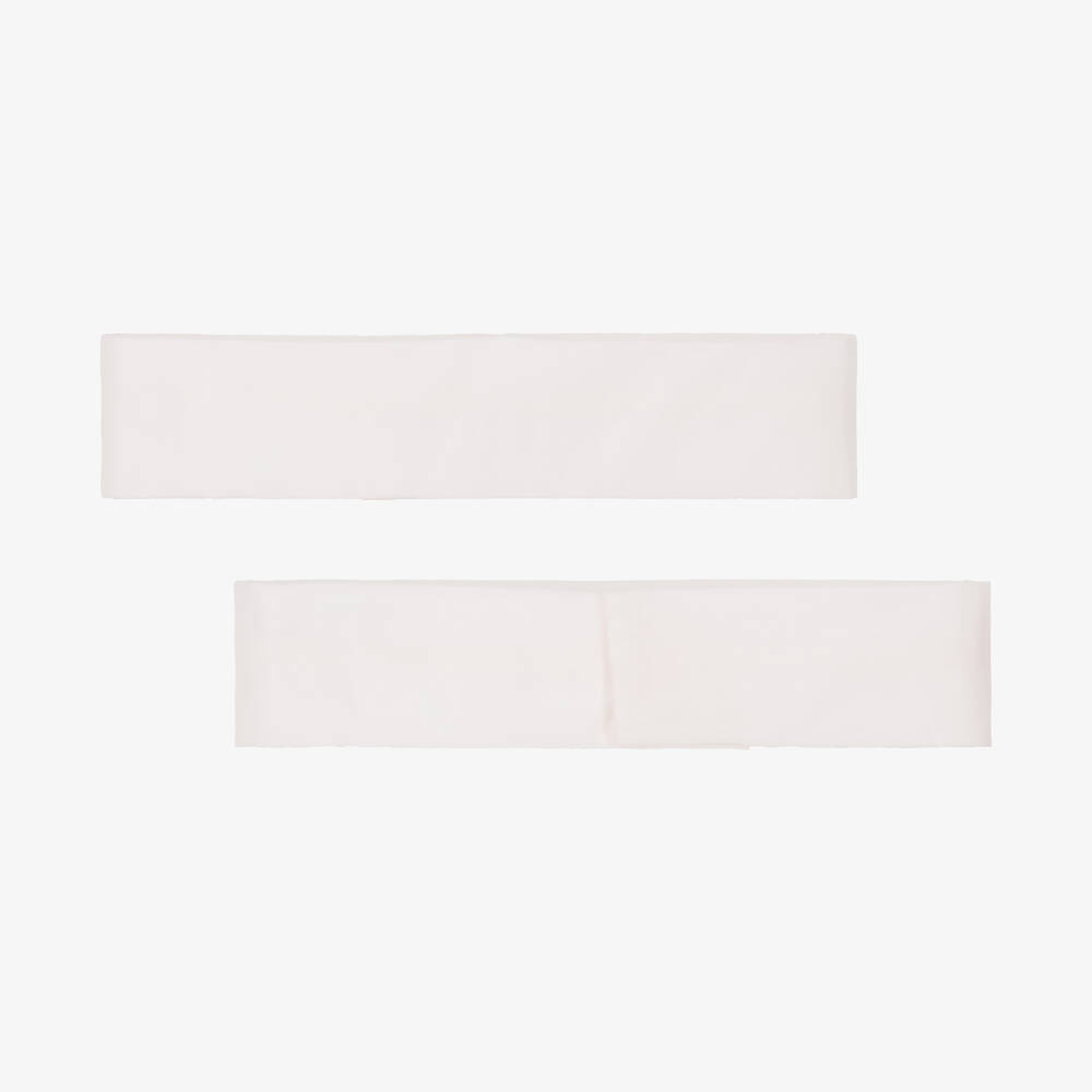 Abuela Tata-Boys Ivory & Pink Cotton Shorts Set | Childrensalon Outlet