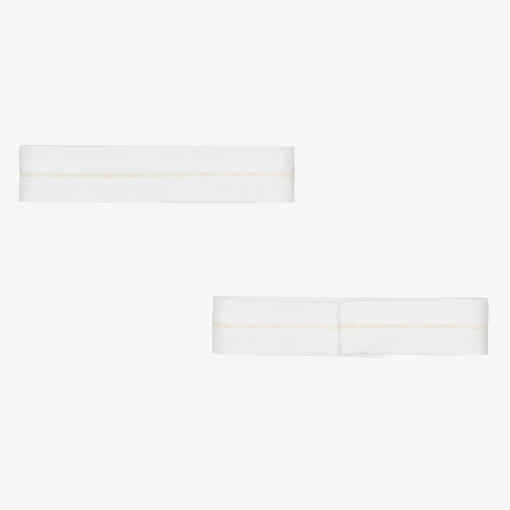 Abuela Tata-Boys Ivory Shirt & Green Shorts Set | Childrensalon Outlet