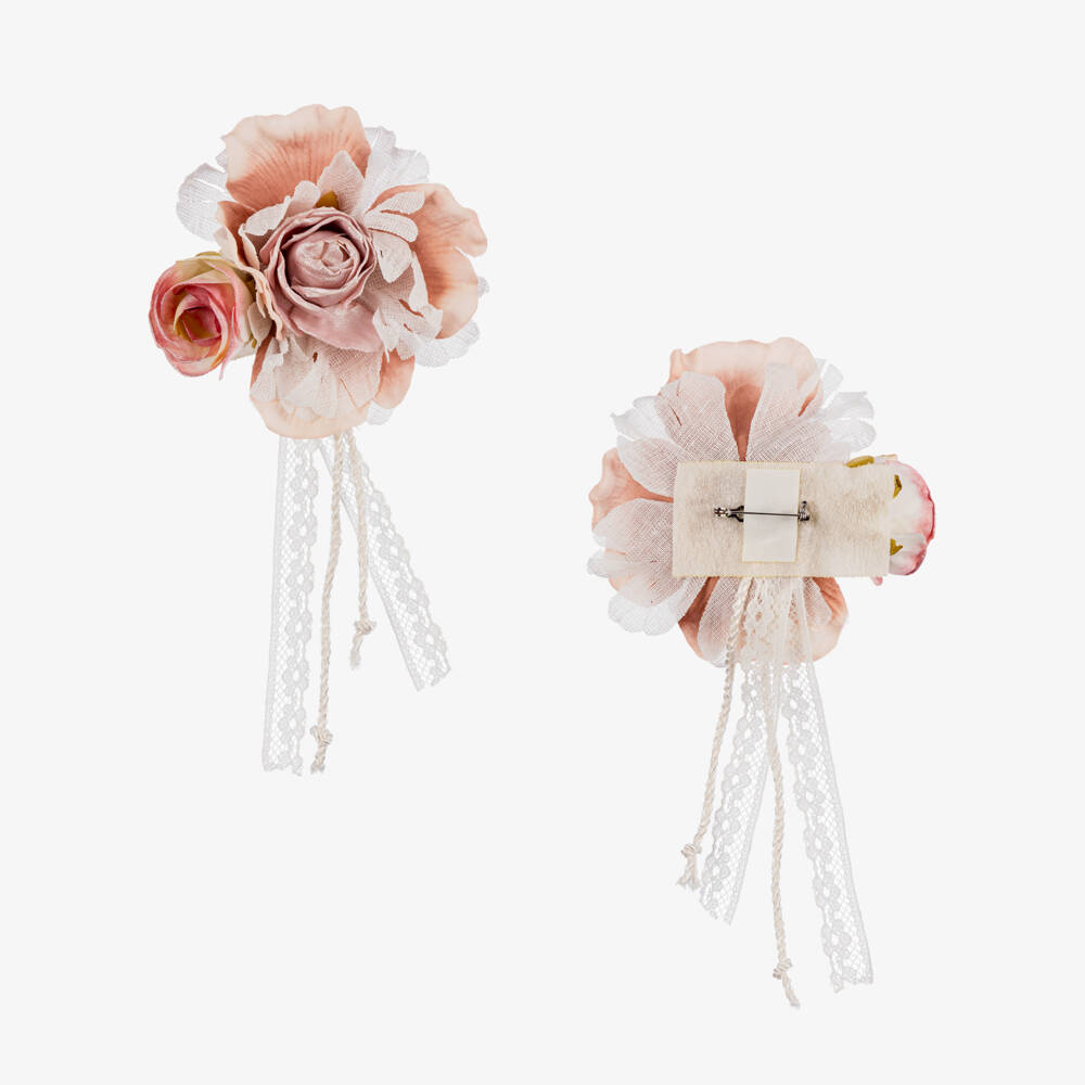 Abuela Tata-Girls Blush & Ivory Tulle Gown | Childrensalon Outlet