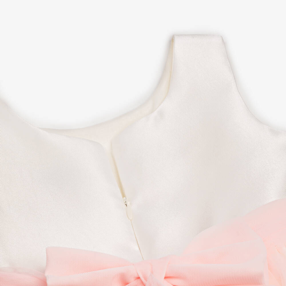 Abuela Tata-Girls Blush & Ivory Tulle Gown | Childrensalon Outlet