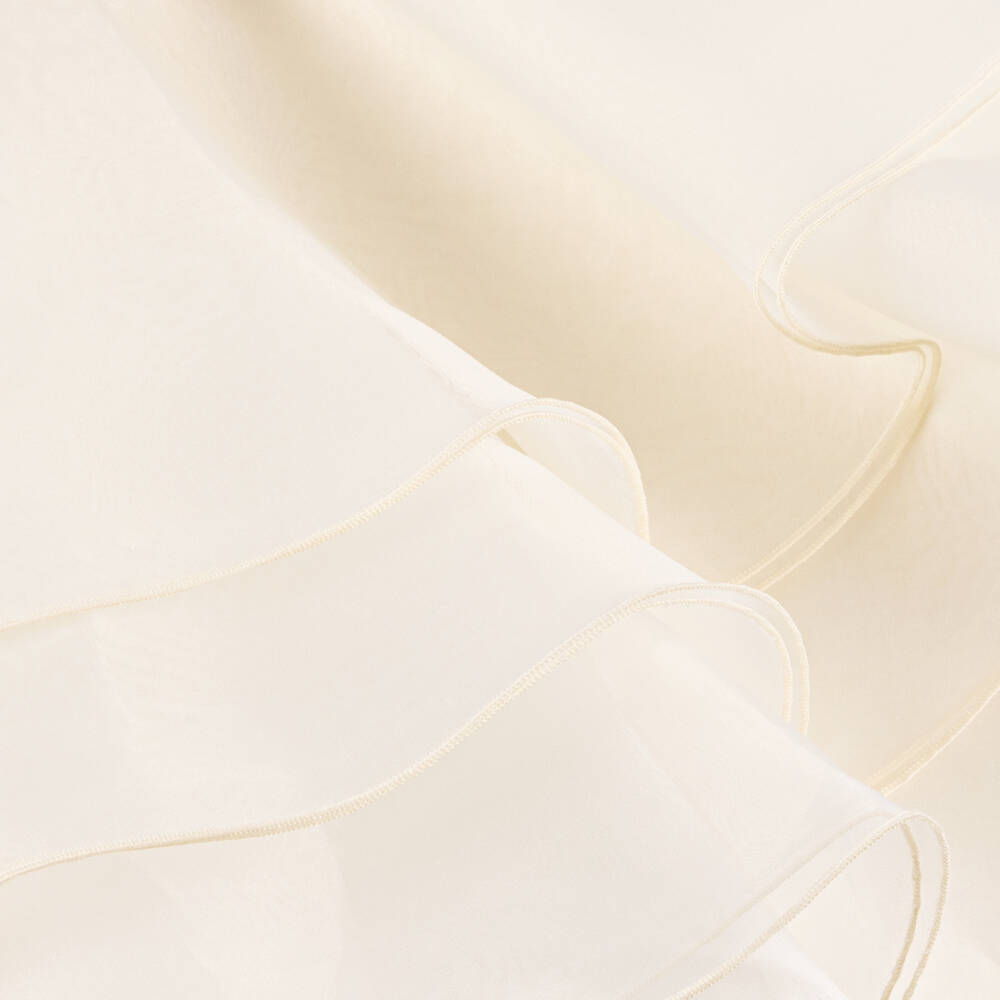 Abuela Tata-Элегантное кремовое платье с рюшами для девочек | Childrensalon Outlet