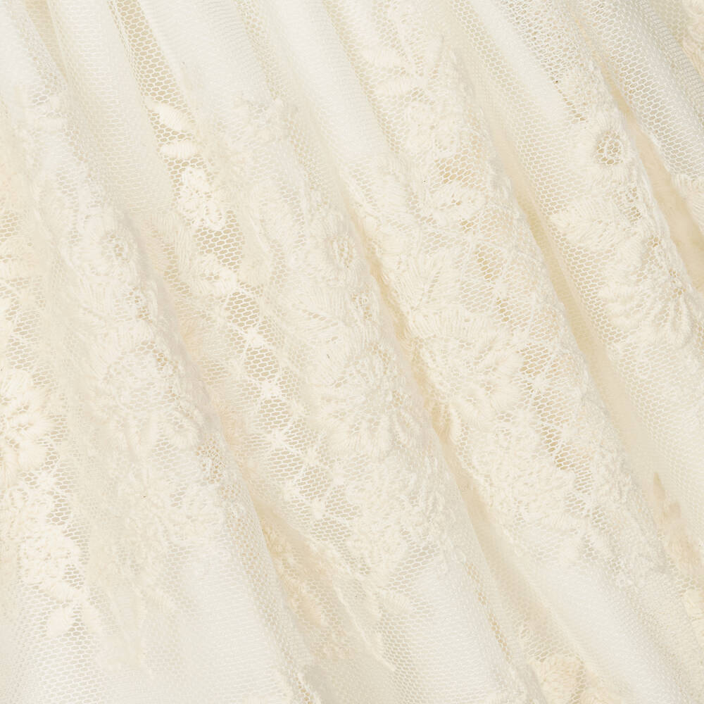 Abuela Tata-Кремово-голубое платье из тюля | Childrensalon Outlet