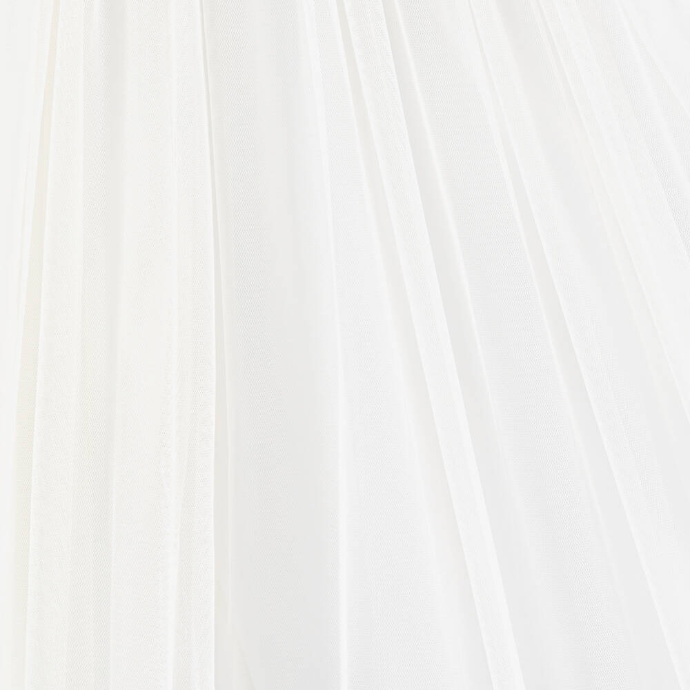 Abuela Tata-Кремовый комбинезон из тюля для девочек | Childrensalon Outlet